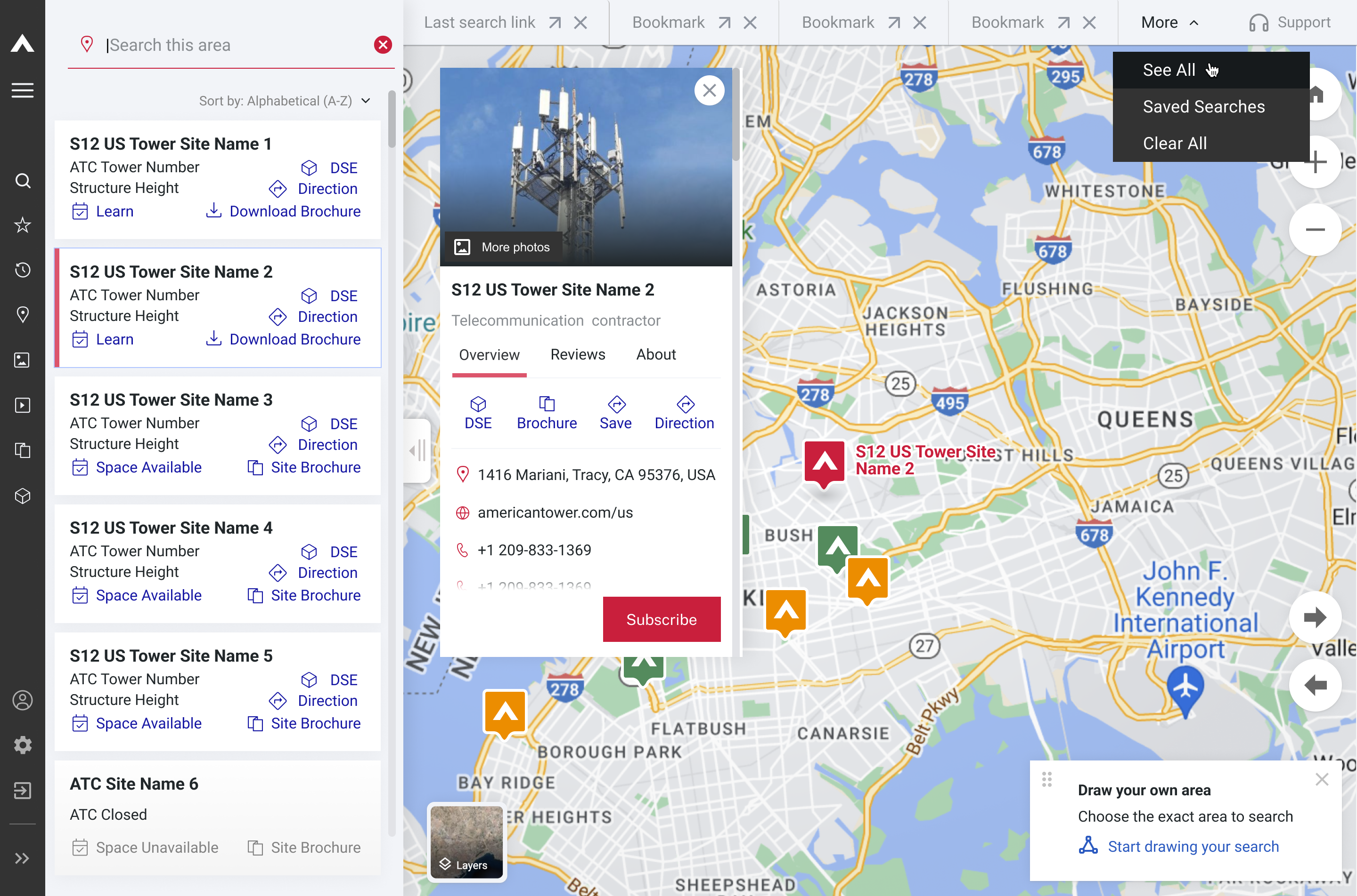 ATC Site Locator