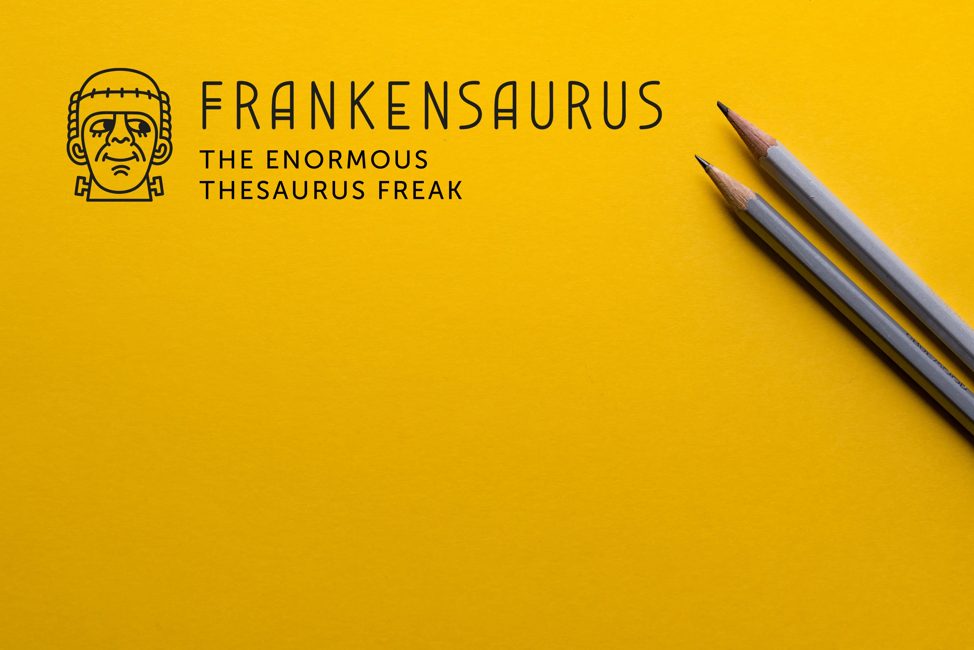 Frankensaurus Yellow Pencils