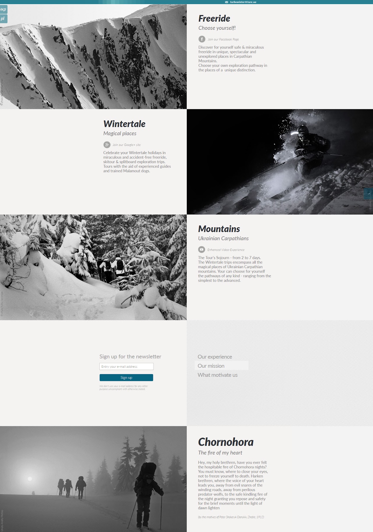 Turbowinter Website